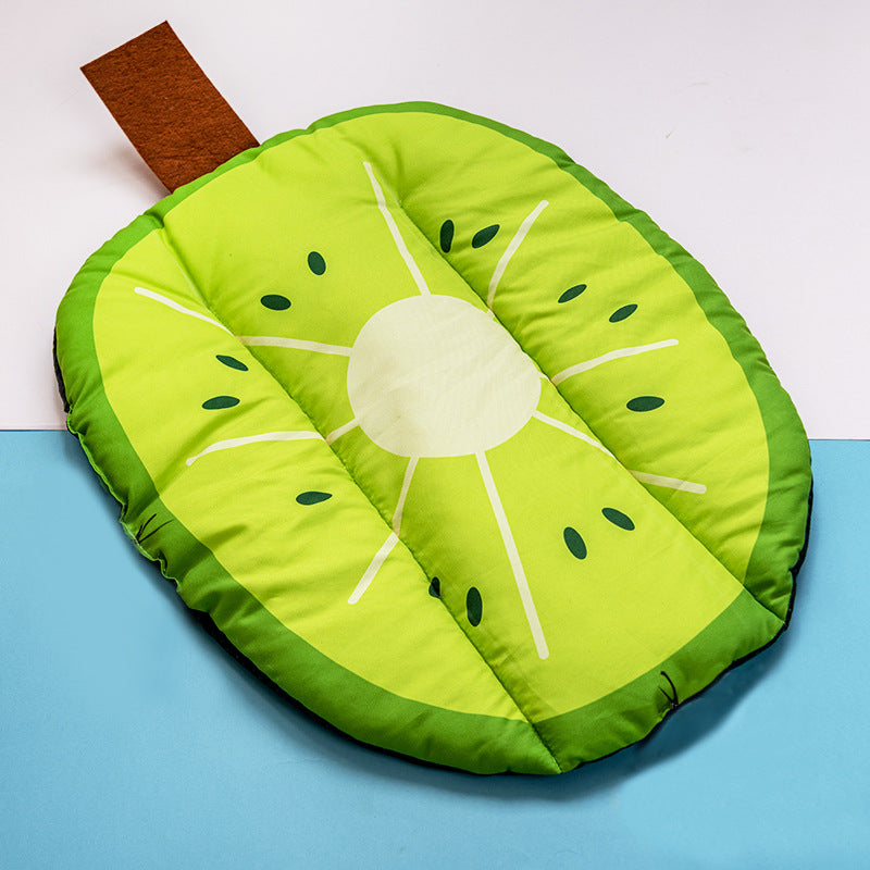 Dog Cooling Mat Pet Beds Cat Rug Ice Silk Pet Self Cooling Pad Blanket Summer Washable Oxford Farbric Cooling Down Summer Fruit - Pets Crazy Shops