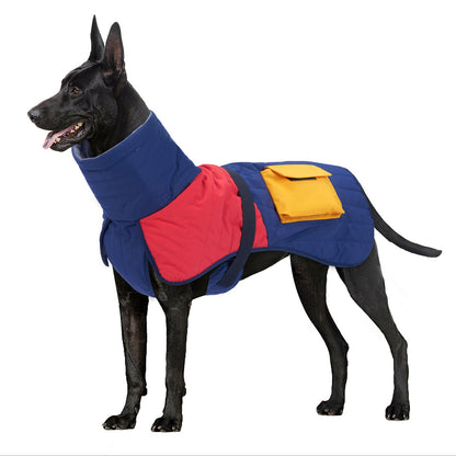 Pet Dog Clothes Winter Thickened Warm Dog Padded Winter Coat - Pets Crazy Shops