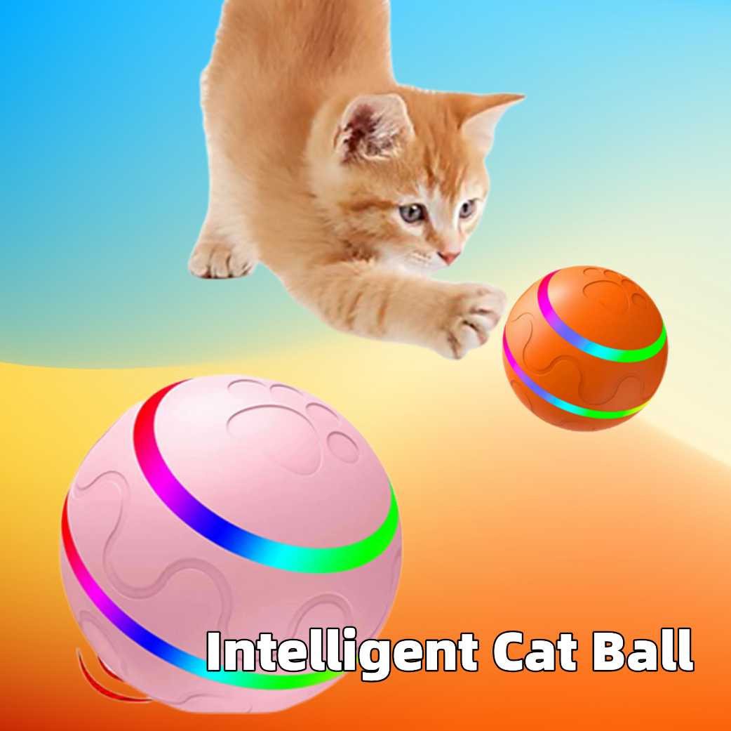 Pet New Cat Wicked Ball Toy Intelligent Ball USB Cat Toys Self Rotating Ball Automatic Rotation Ball - Pets Crazy Shops