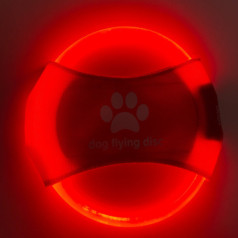 Dog Flying Discs Light Glowing LED LuminousTrainning Interactive Toys Game Flying Discs Dog Toy Pet Dog Accessories Pet Products - Pets Crazy Shops