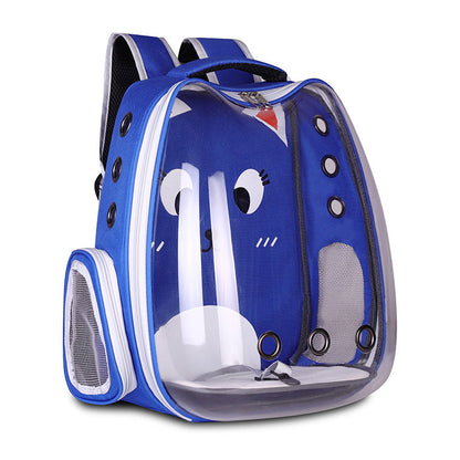 Pet Supplies Pet Backpack Convenient Pet Space Bag Breathable Shoulder Cat Bag Dog Bag - Pets Crazy Shops