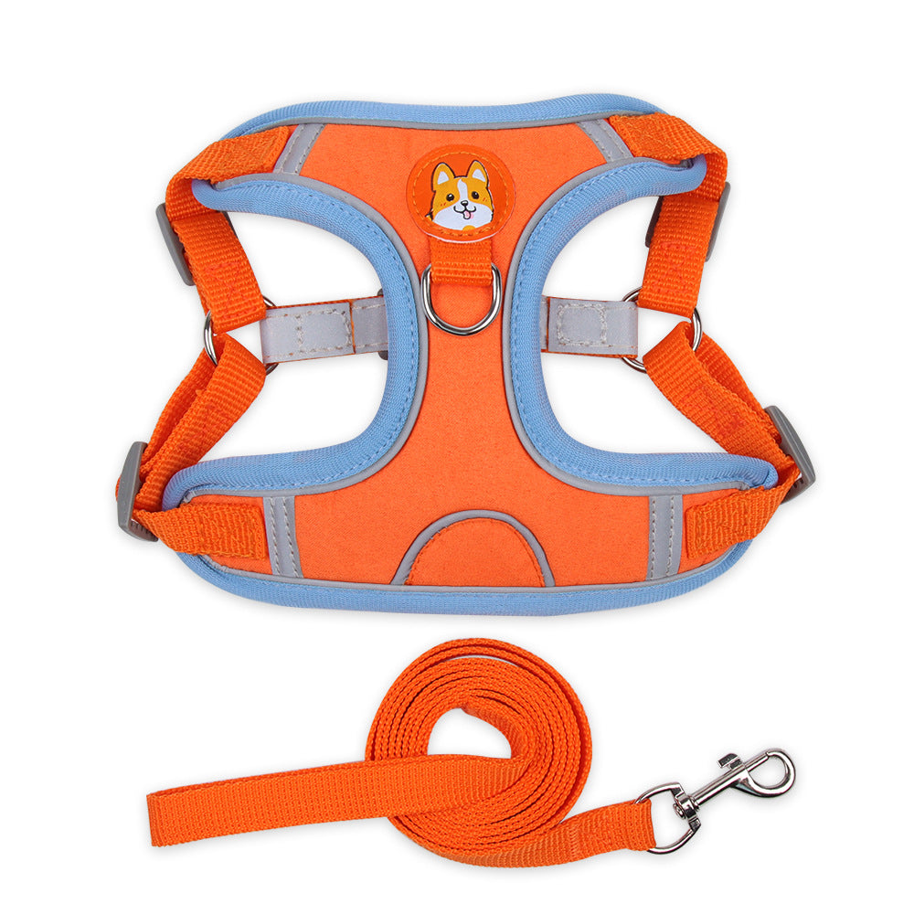 Dog Harness Cat Harness Reflective Dogs Leashs Soft Mesh Chest Strap - Pets Crazy Shops