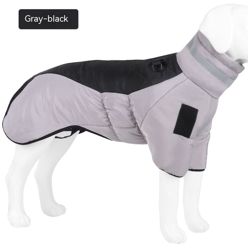 New Winter Dog Coat Waterproof Pet Clothes For Medum Large Dogs Warm Thicken Dog Vest Custome Labrador Jacket - Pets Crazy Shops