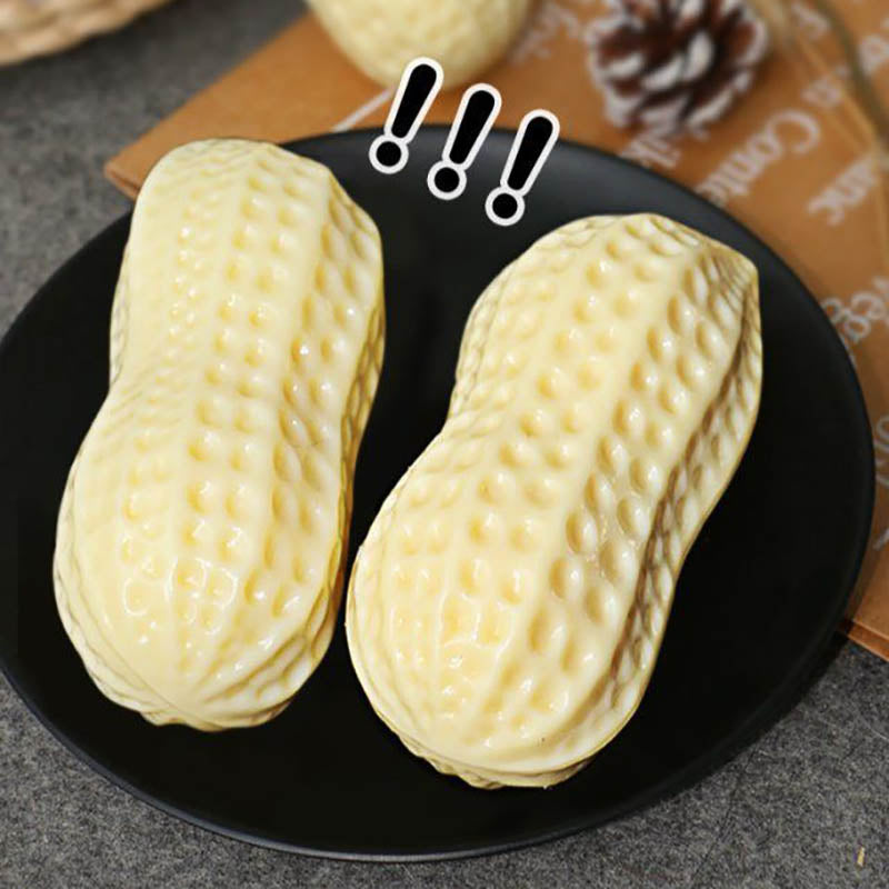 Funny Pet Dog Squeaky Toys For Small Middle Dogs Bite Resistant Puppy Cat Dogs Toys Pets Rubber Peanut Clean Tooth Chew Toy - Pets Crazy Shops