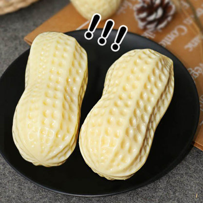 Funny Pet Dog Squeaky Toys For Small Middle Dogs Bite Resistant Puppy Cat Dogs Toys Pets Rubber Peanut Clean Tooth Chew Toy - Pets Crazy Shops
