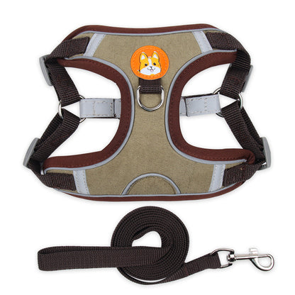 Dog Harness Cat Harness Reflective Dogs Leashs Soft Mesh Chest Strap - Pets Crazy Shops