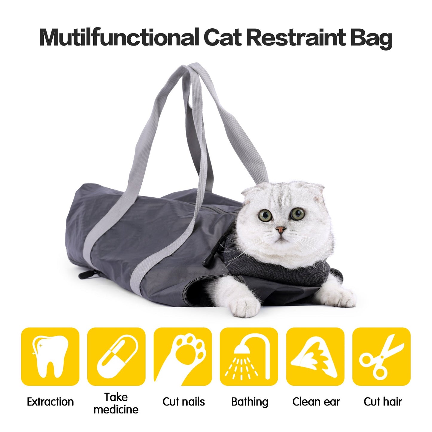 Cat Travel Bag Double Lined Anti Scratch And Bite Pet Bags - Pets Crazy Shops