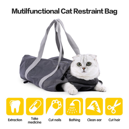 Cat Travel Bag Double Lined Anti Scratch And Bite Pet Bags - Pets Crazy Shops