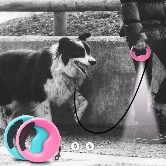 New LED Automatic Telescopic Traction Rope For Pets - Pets Crazy Shops