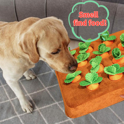 Pet Dog Toys Carrot Plush Toy Vegetable Chew Toy For Dogs Snuffle Mat For Dogs Cats Durable Chew Puppy Toy Dogs Accessories - Pets Crazy Shops