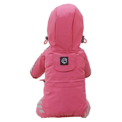 Dog Raincoat Full Package Four Feet Waterproof Rain Cape Pet Products - Pets Crazy Shops