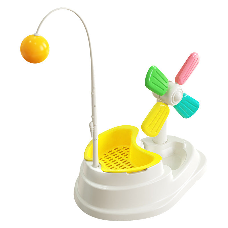 Windmill Funny Cat Stick Toy Desktop Grass Box Pet Toys - Pets Crazy Shops