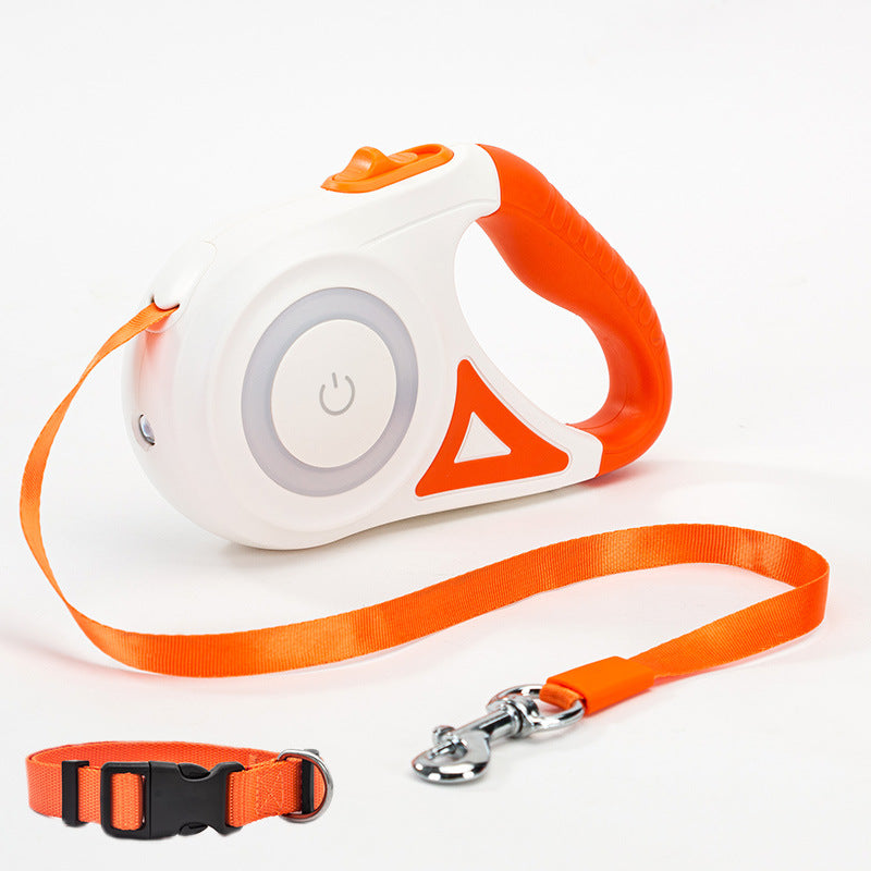 Dog Leash Retractable Leash And Dog Collar Spotlight Automatic Pet Dog Cat Traction Rope For Small Medium Dogs Pet Product - Pets Crazy Shops