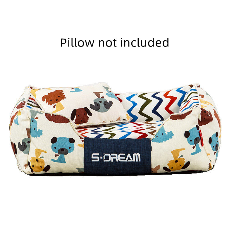 Dog Cat Bed Creativity Of Removable And Washable Large Dog Mat Pet House In Winter - Pets Crazy Shops