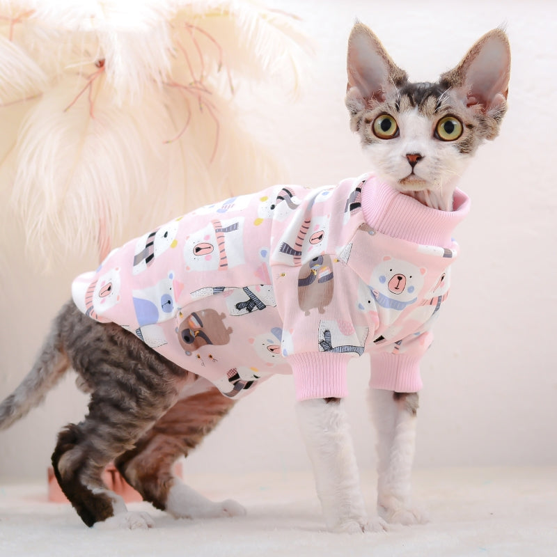Hairless Cat Clothing Bottoming Air Conditioning Clothing - Pets Crazy Shops