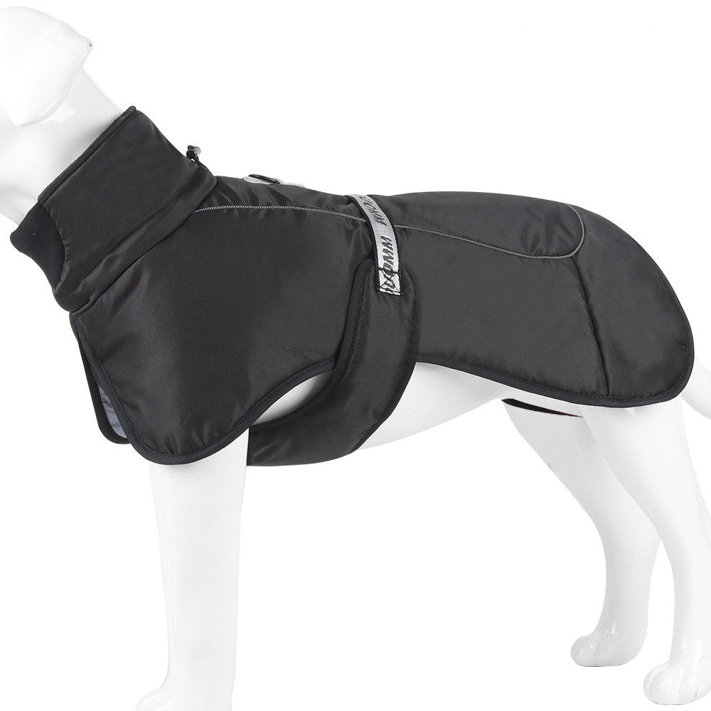 New Dog Clothes Cloak Style Thickened And Warm Pet Keeping Warming Clothes With Reflective Warmth Pet Supplies - Pets Crazy Shops