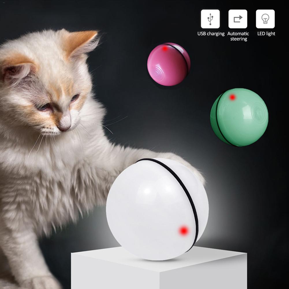 LED Laser Electronic Rolling Pet Funny Cat Toy Ball - Pets Crazy Shops