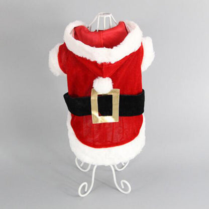Christmas Dog Clothes Pet Vest Shirt Dog Winter Dress Warm Coat Jacket Clothing For Small Dogs Dress - Pets Crazy Shops