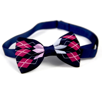 Plaid Pet Tie Cat Dog Scarf Accessories Pet Accessories - Pets Crazy Shops