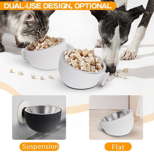 Magnetic Pet Bowl Cat Feeder Dog Foodbowl Pet Products - Pets Crazy Shops