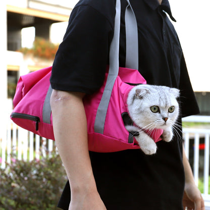 Cat Travel Bag Double Lined Anti Scratch And Bite Pet Bags - Pets Crazy Shops