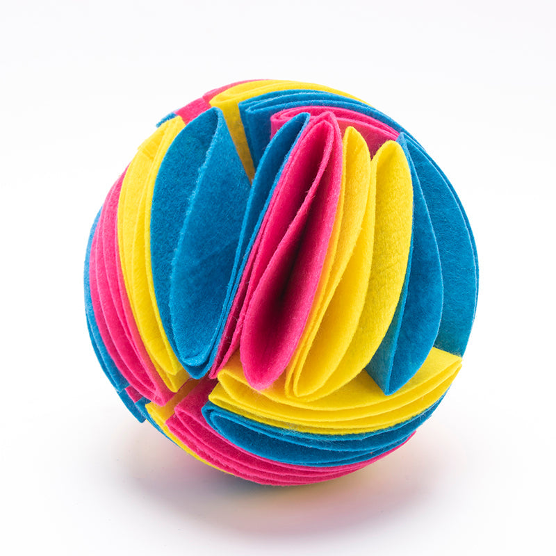 Foldable Dog Snuffle Ball Dog Training Toys Increase IQ Pet Cat Training Games Feeding Intelligence Toy - Pets Crazy Shops