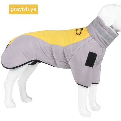 New Winter Dog Coat Waterproof Pet Clothes For Medum Large Dogs Warm Thicken Dog Vest Custome Labrador Jacket - Pets Crazy Shops