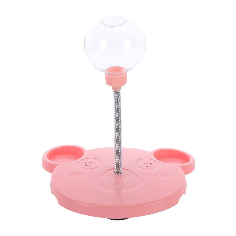 Pet Feeder Cat Toy Pets Leaking Food Ball Self-Playing Tumbler Funny Swing Feeder Puzzle Toys Playing Training Dispenser Bowl - Pets Crazy Shops