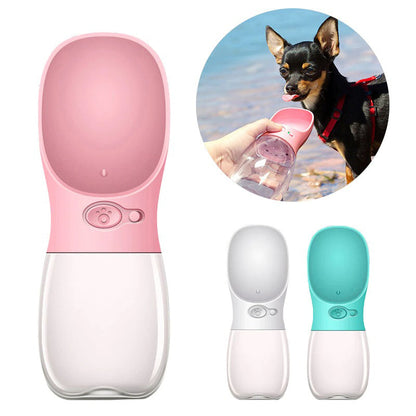 350 550ML Portable Pet Dog Water Bottle For Small Large Dogs Travel Puppy Cat Drinking Bowl Bull Dog Water Dispenser Feeder - Pets Crazy Shops